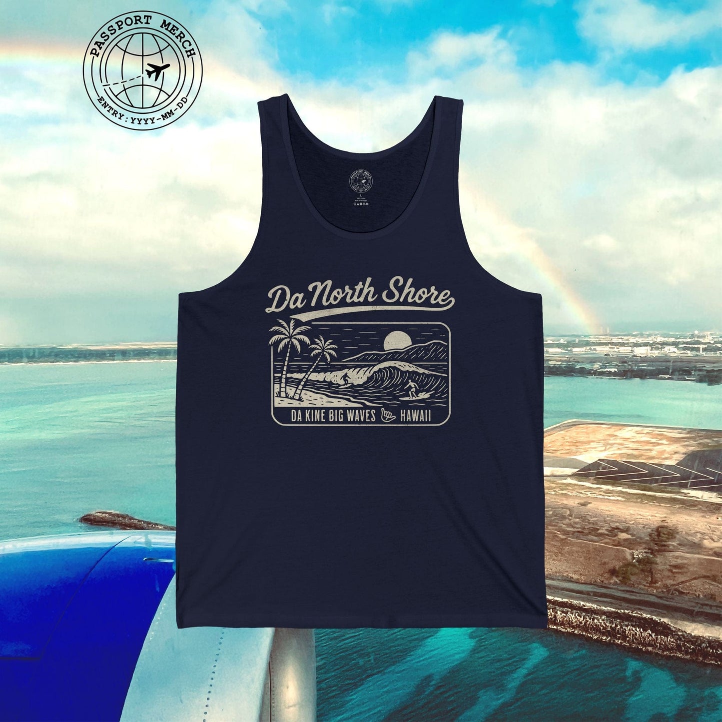 Da North Shore - Da Kine Big Waves, Hawaii Tank Top