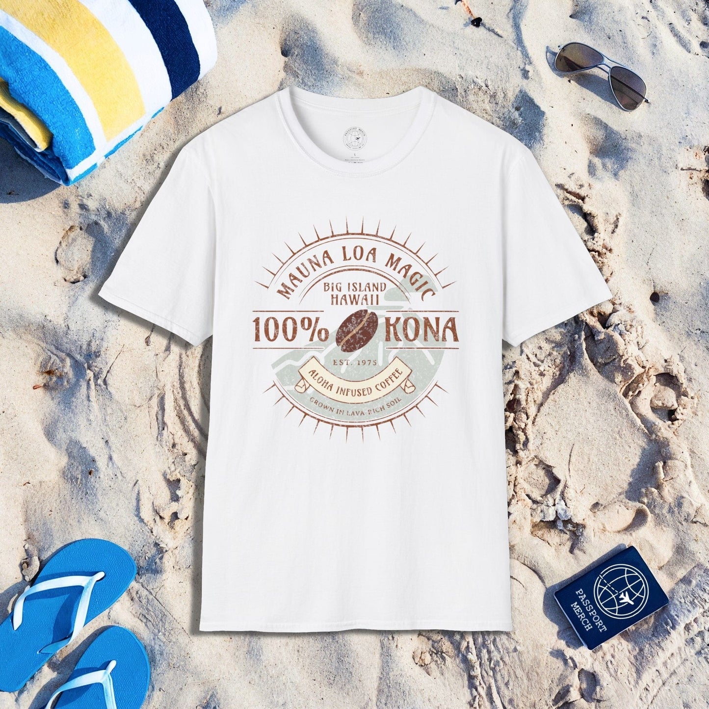 Mauna Loa Magic Kona Coffee Hawaii T-Shirt