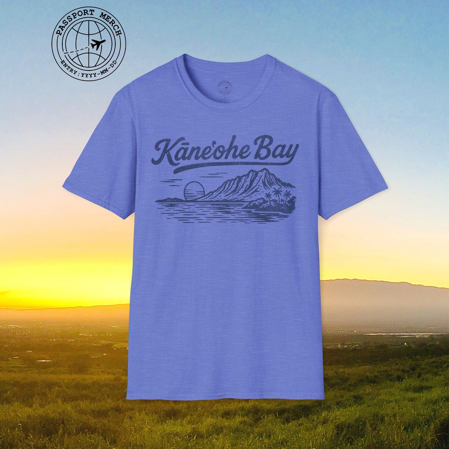 Kaneohe Bay Vintage Monochrome, Hawaii T-Shirt