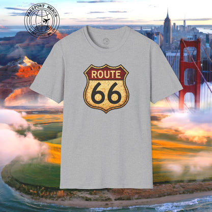Signs of Wanderlust, Vintage Route 66, USA T-Shirt