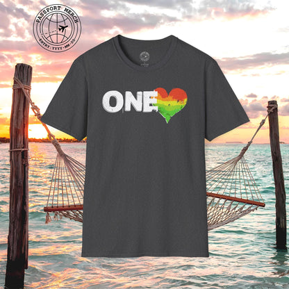 One Heart, Jamaican Reggae T-Shirt