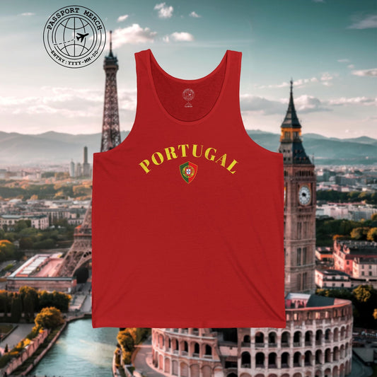 Portugal Coat of Arms Flag Shield Tank Top