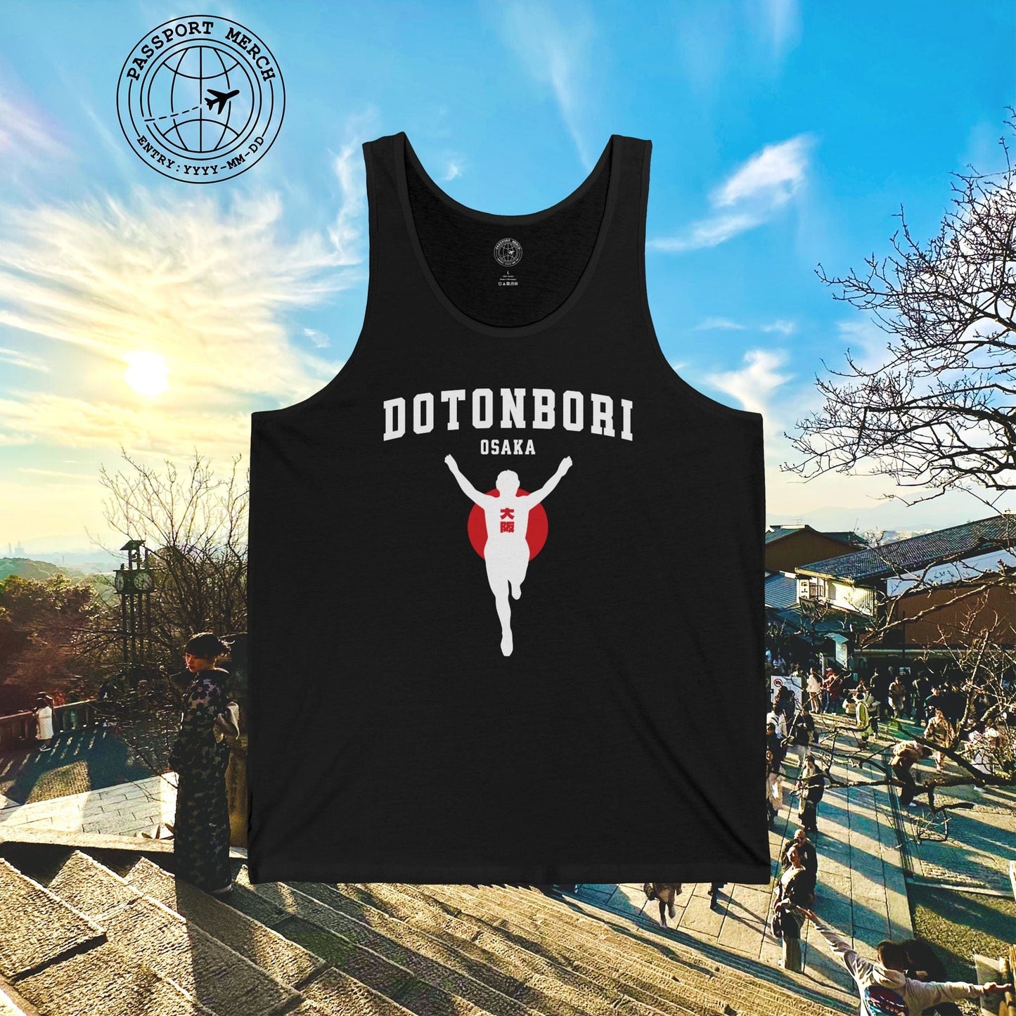 Signs of Wanderlust, Dotonbori, Osaka, Japan Tank Top