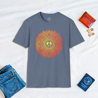 Peace Mandala India T-Shirt