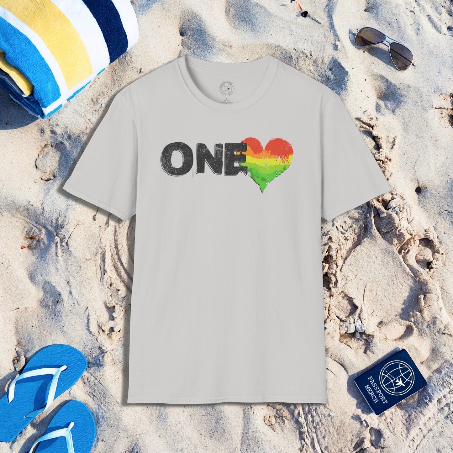 One Heart, Jamaican Reggae T-Shirt