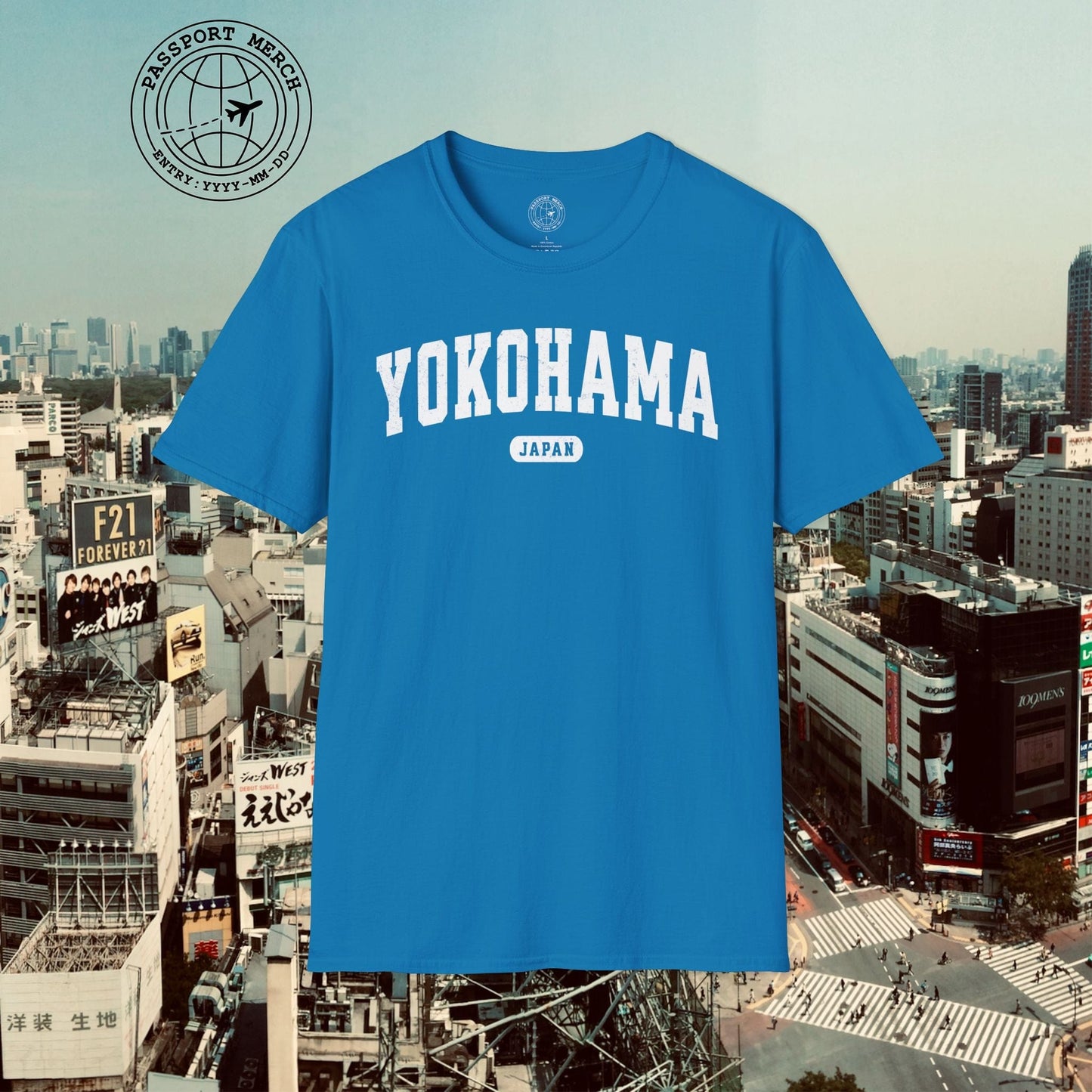 Classic Athletic (Bucket List Edition), Yokohama, Japan T-Shirt