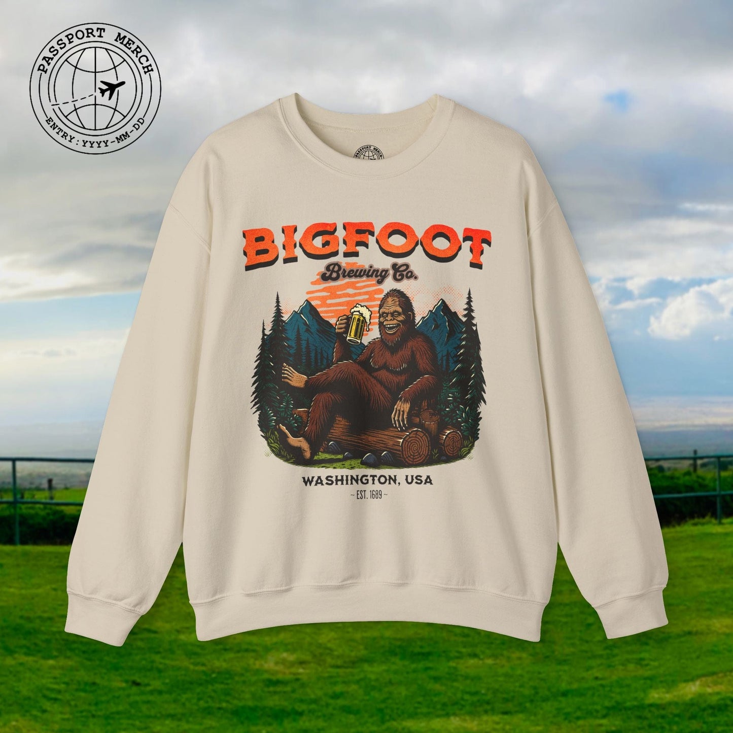Bigfoot Brewing Company, Washington Crewneck