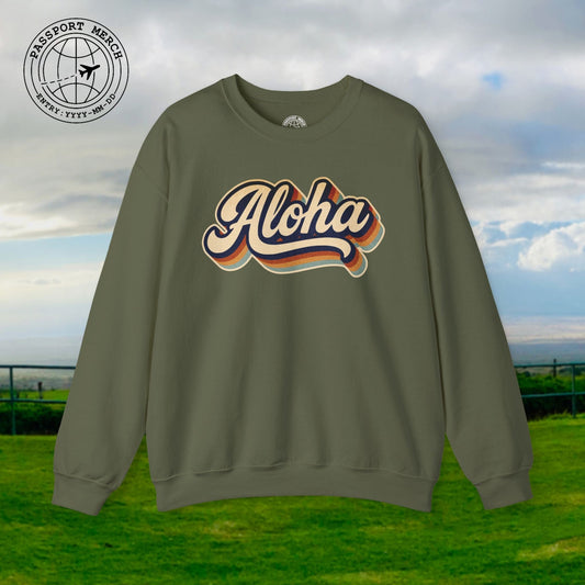 Classic 70s, Aloha, Hawaii Crewneck