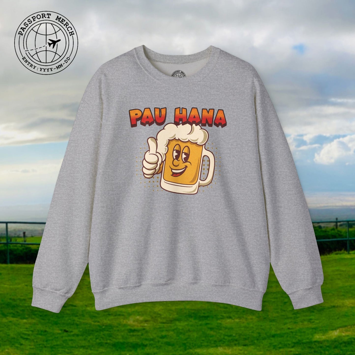Pau Hana Beer, Hawaii Crewneck