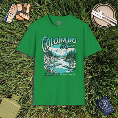 Aspen Crown Jewel of the Rockies Colorado T-Shirt