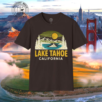 Lake Tahoe, California - 80's Vintage T-Shirt