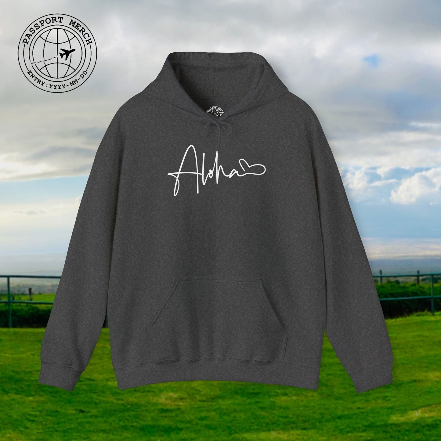 Aloha Heart Signature, Hawaii Hoodie