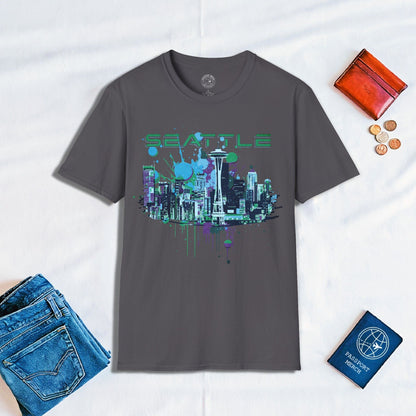 Abstract Space Needle, Seattle Washington T-Shirt