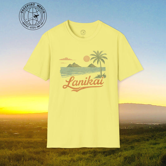Vintage Lanikai, Oahu, Hawaii T-Shirt