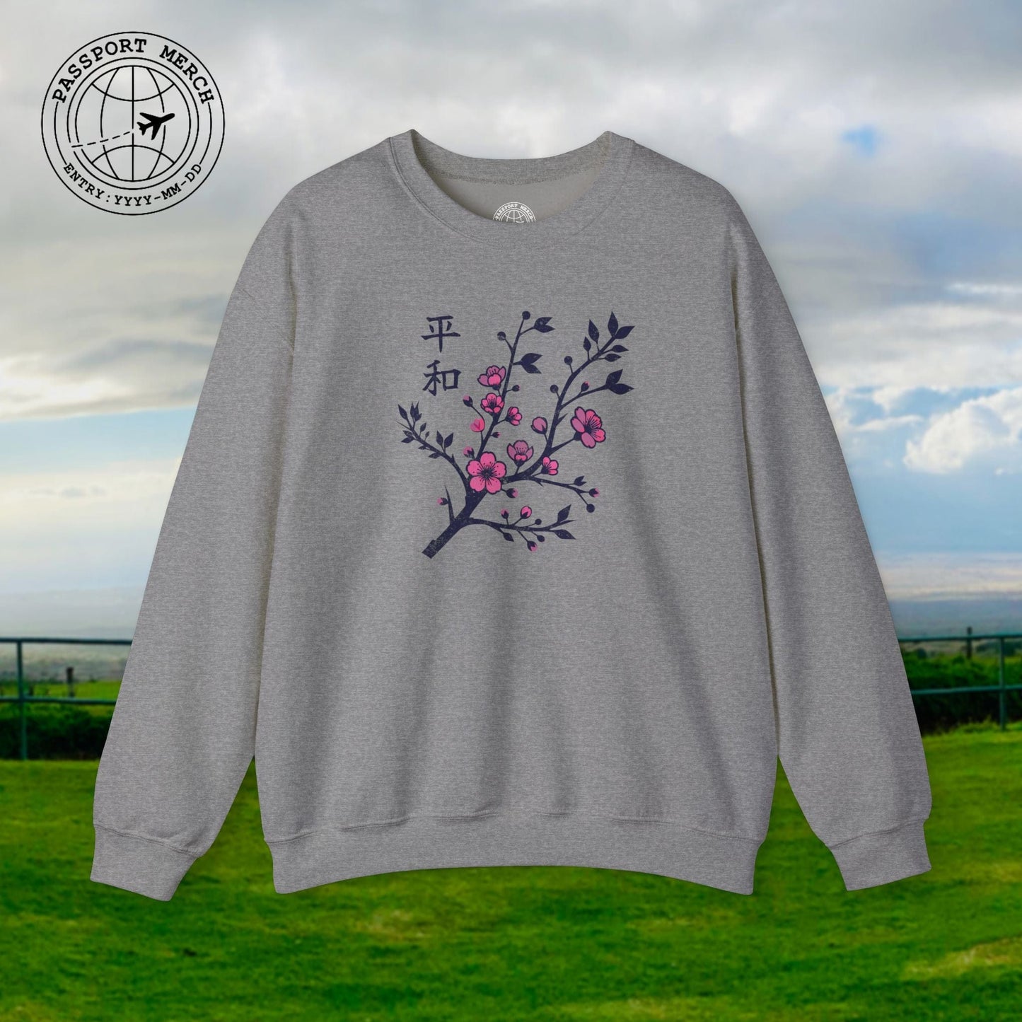 Sakura Serenity, Japan Crewneck