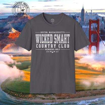 Wicked Smaht Country Club, Boston, Massachussets T-Shirt