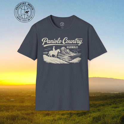 Paniolo Country Vintage Monochrome, Hawaii T-Shirt