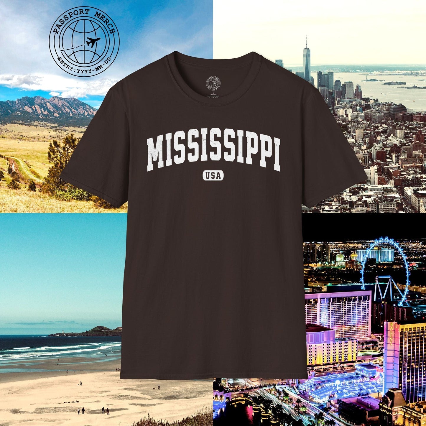 Classic Athletic, Mississippi (50 States Edition) T-Shirt