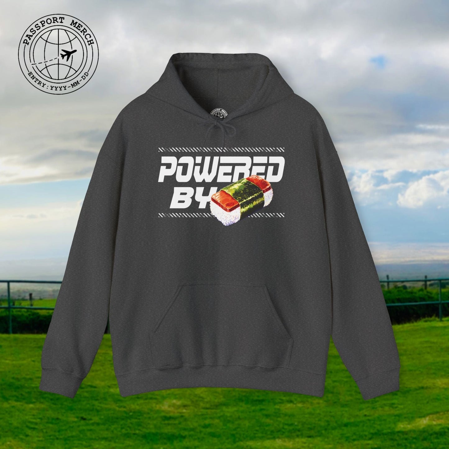 Powered By Musubi, Hawaii Hoodie