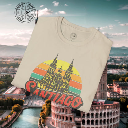 Santiago, Spain - 80's Vintage T-Shirt