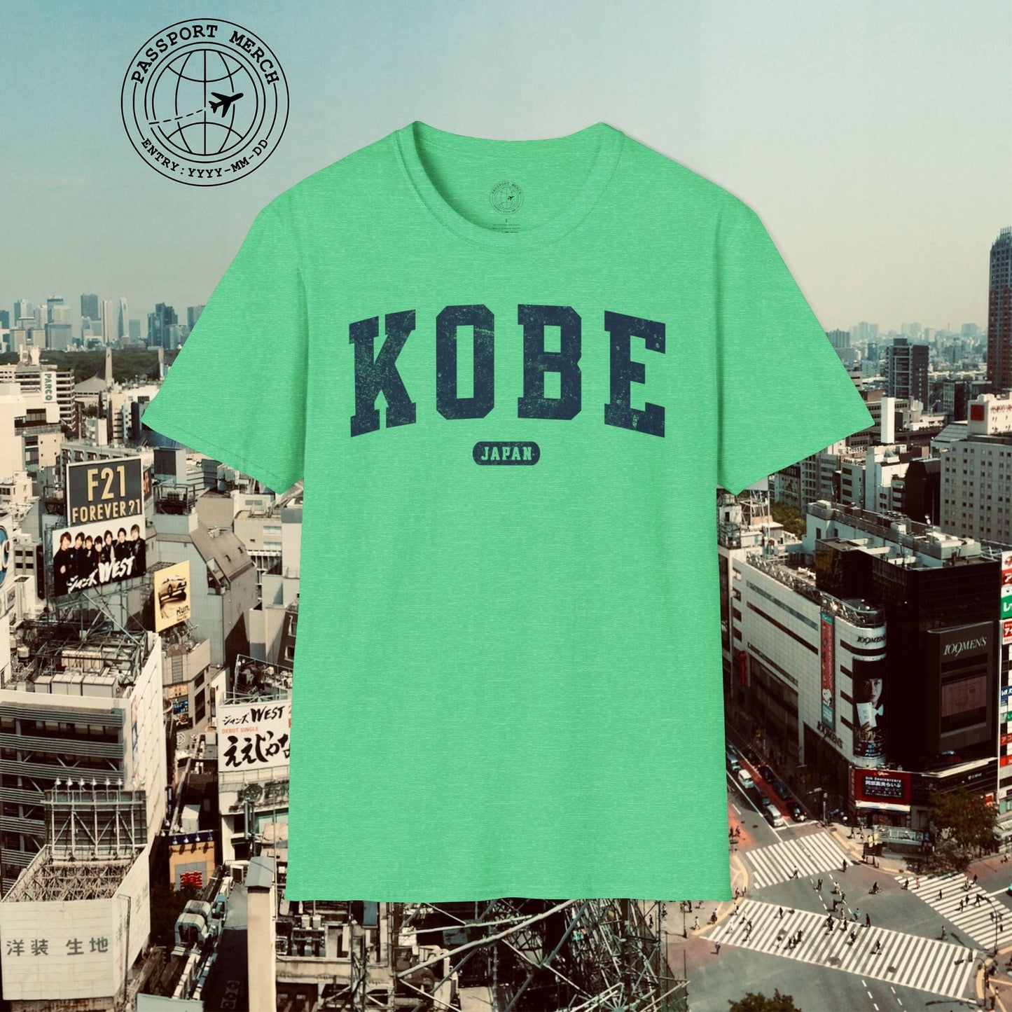Classic Athletic (Bucket List Edition), Kobe, Japan T-Shirt