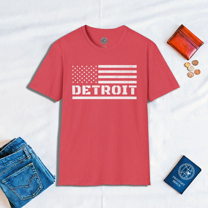 Detroit Stars & Stripes, Michigan T-Shirt