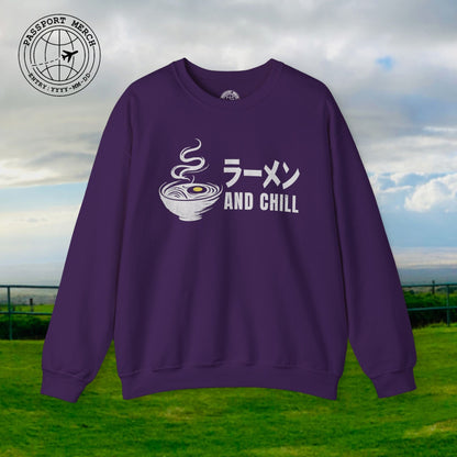 Ramen and Chill, Japan Crewneck