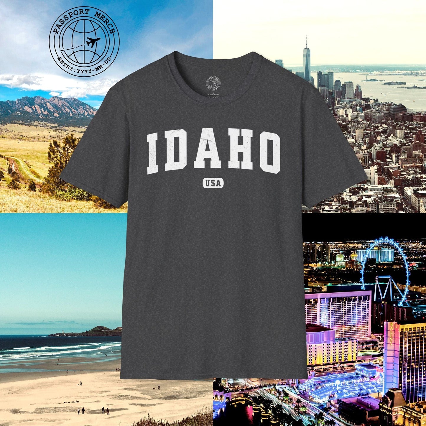 Classic Athletic, Idaho (50 States Edition) T-Shirt