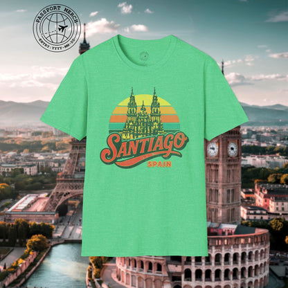 Santiago, Spain - 80's Vintage T-Shirt