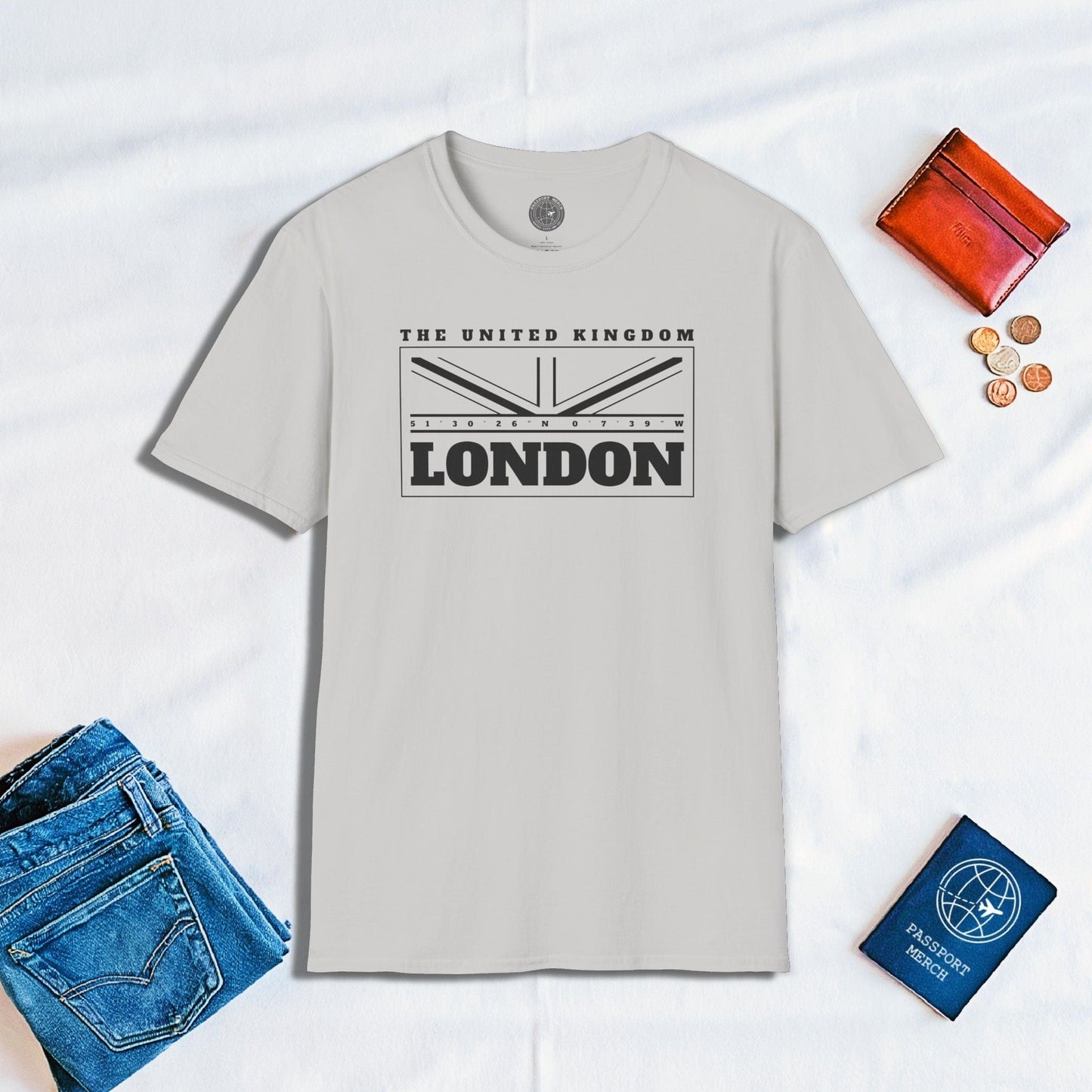 GPS Flag London England, UK T-Shirt