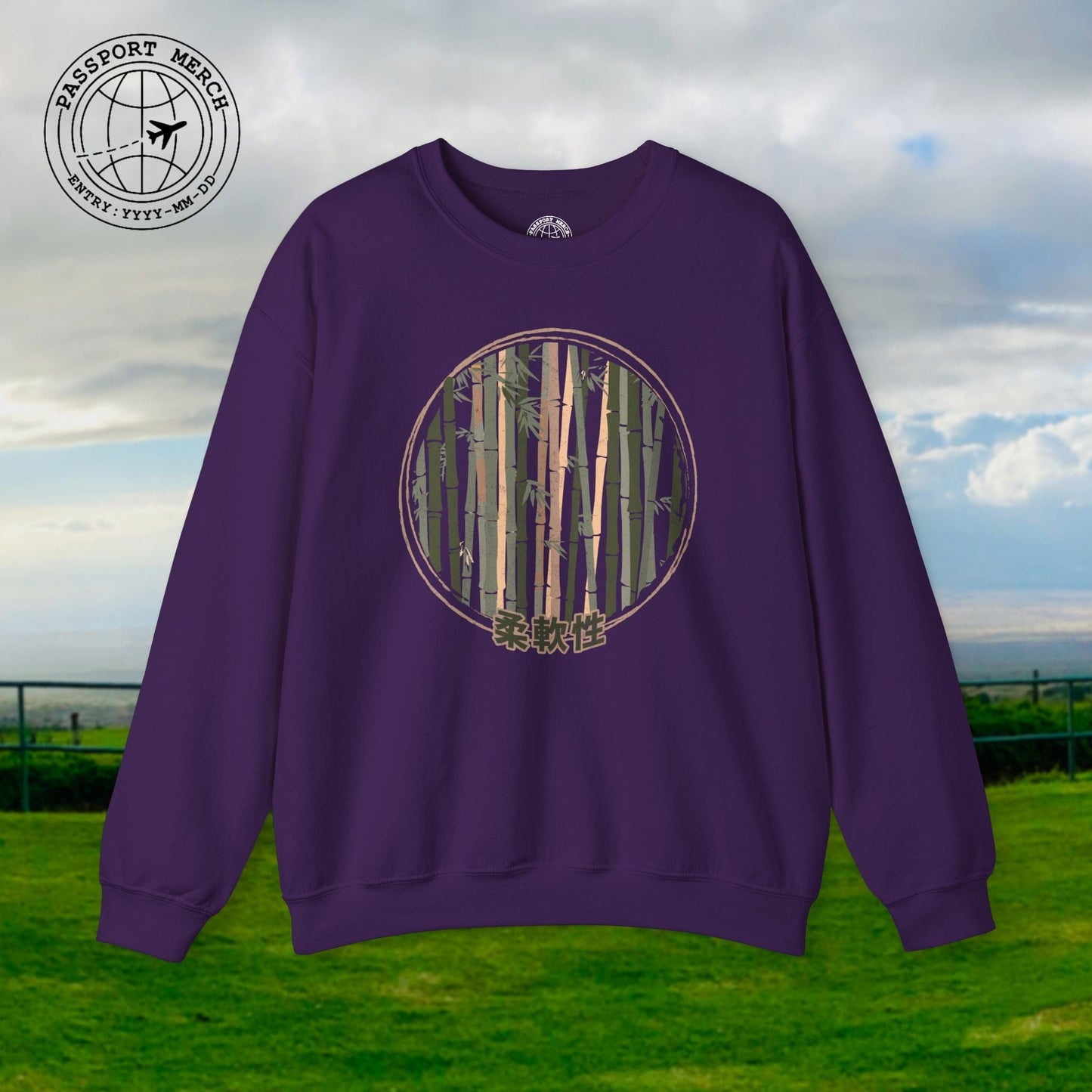 Japanese Jūnansei (Flexibility) Bamboo Crewneck