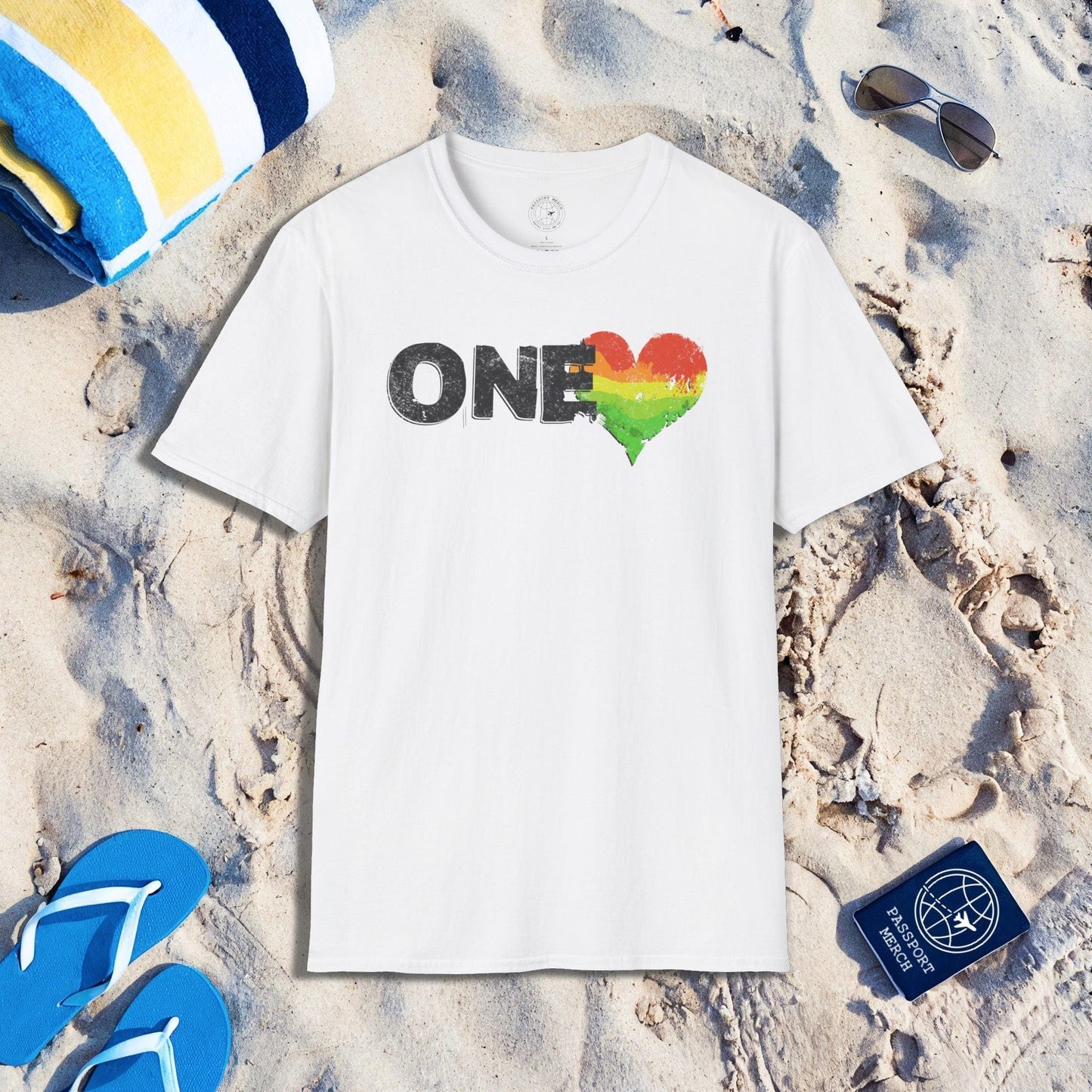 One Heart, Jamaican Reggae T-Shirt