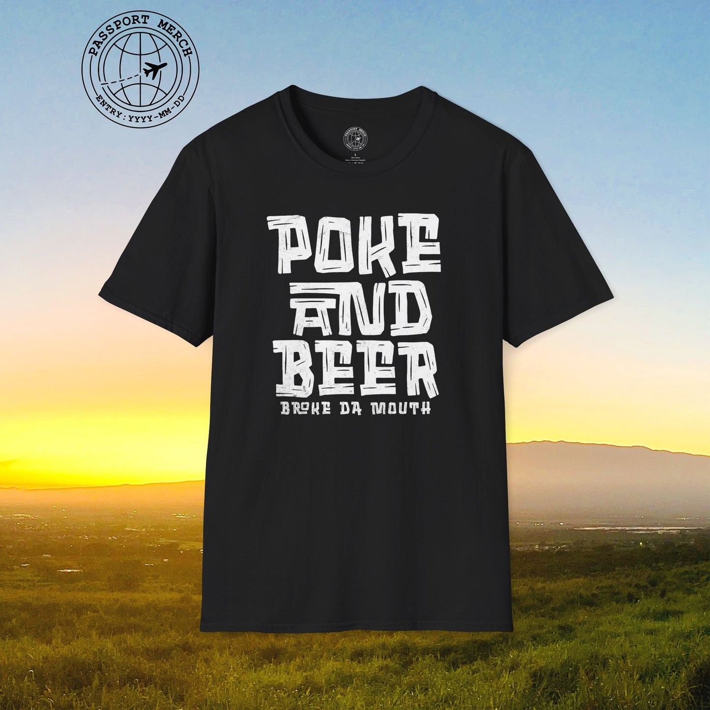 Poke and Beer, Hawaii T-Shirt