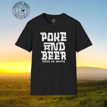 Poke and Beer, Hawaii T-Shirt