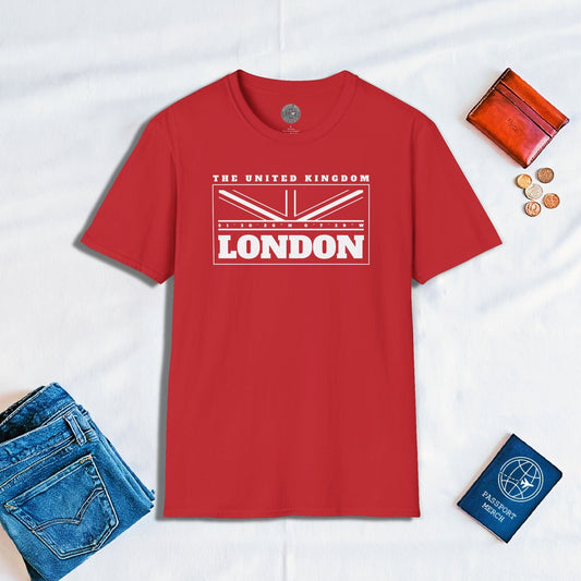 GPS Flag London England, UK T-Shirt