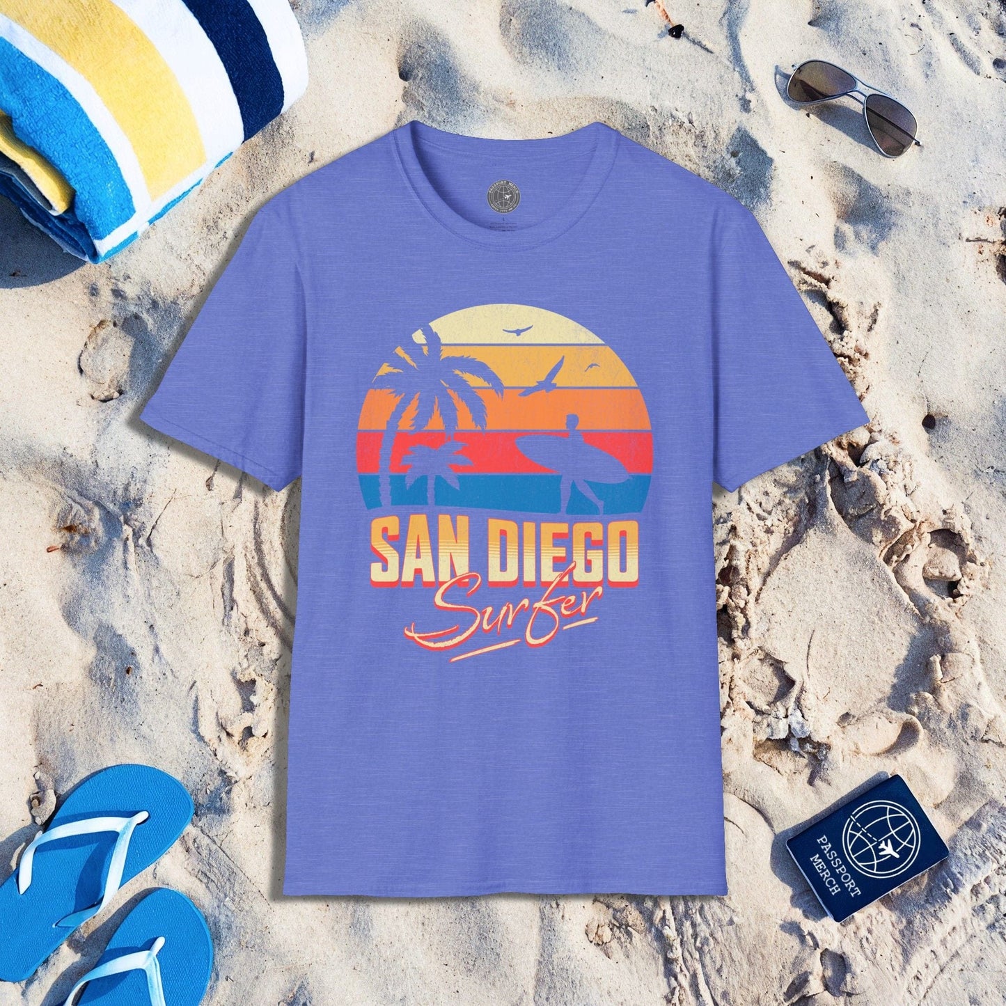 San Diego Surfer California T-Shirt