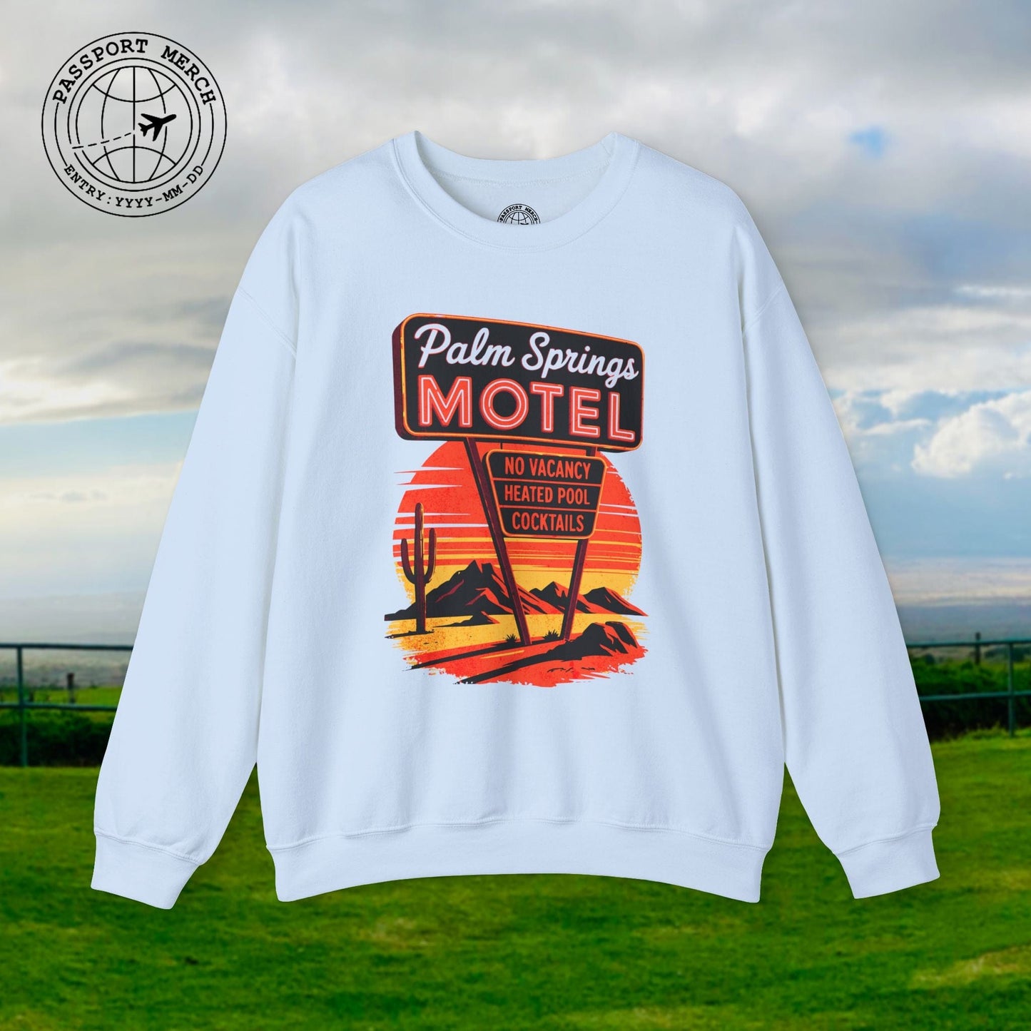 No Vacancy, Palm Springs, California Crewneck