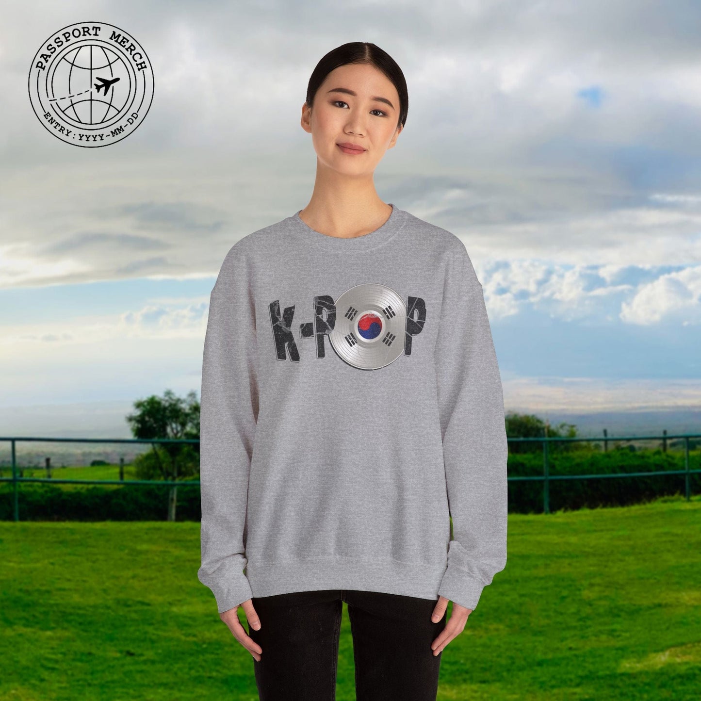 K-POP Vinyl, Korea Crewneck