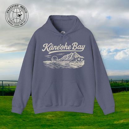 Kaneohe Bay Vintage Monochrome, Hawaii Hoodie