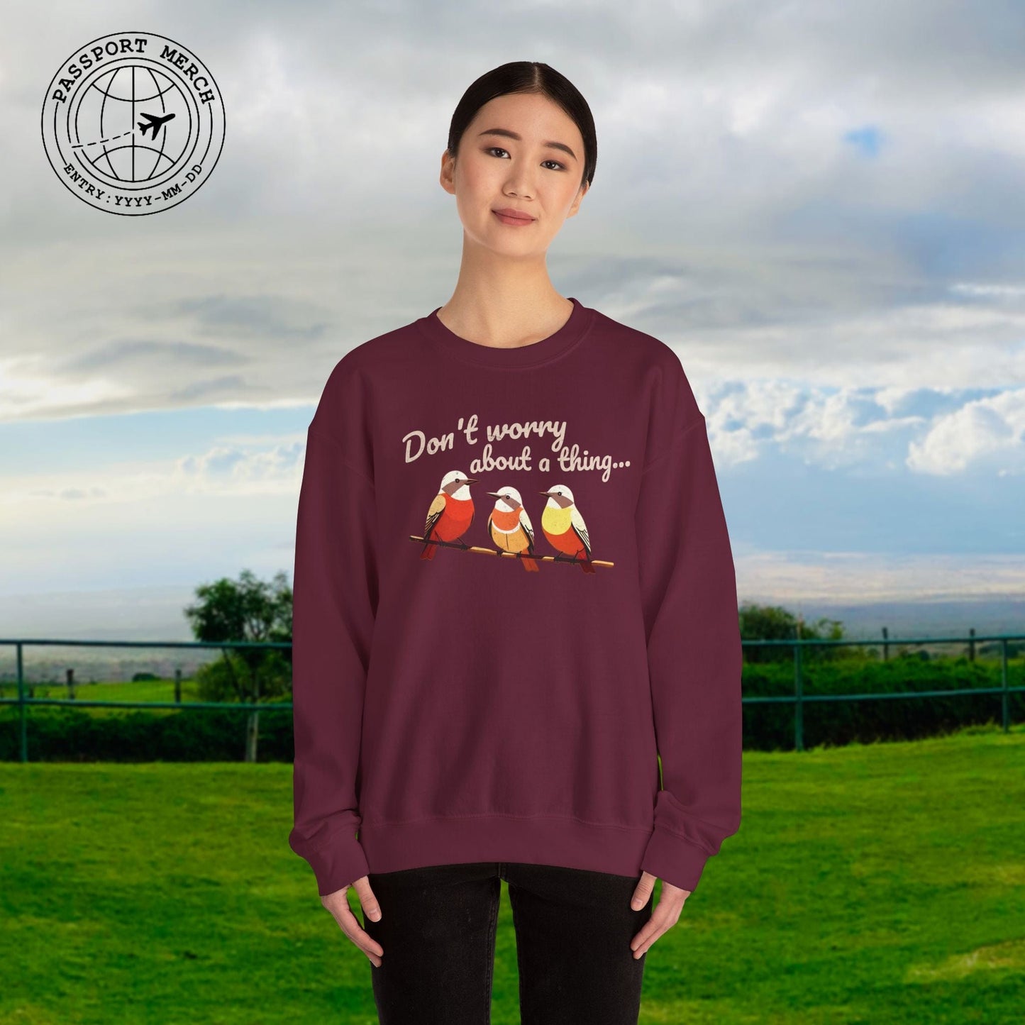Three Little Birds, Jamaica Crewneck