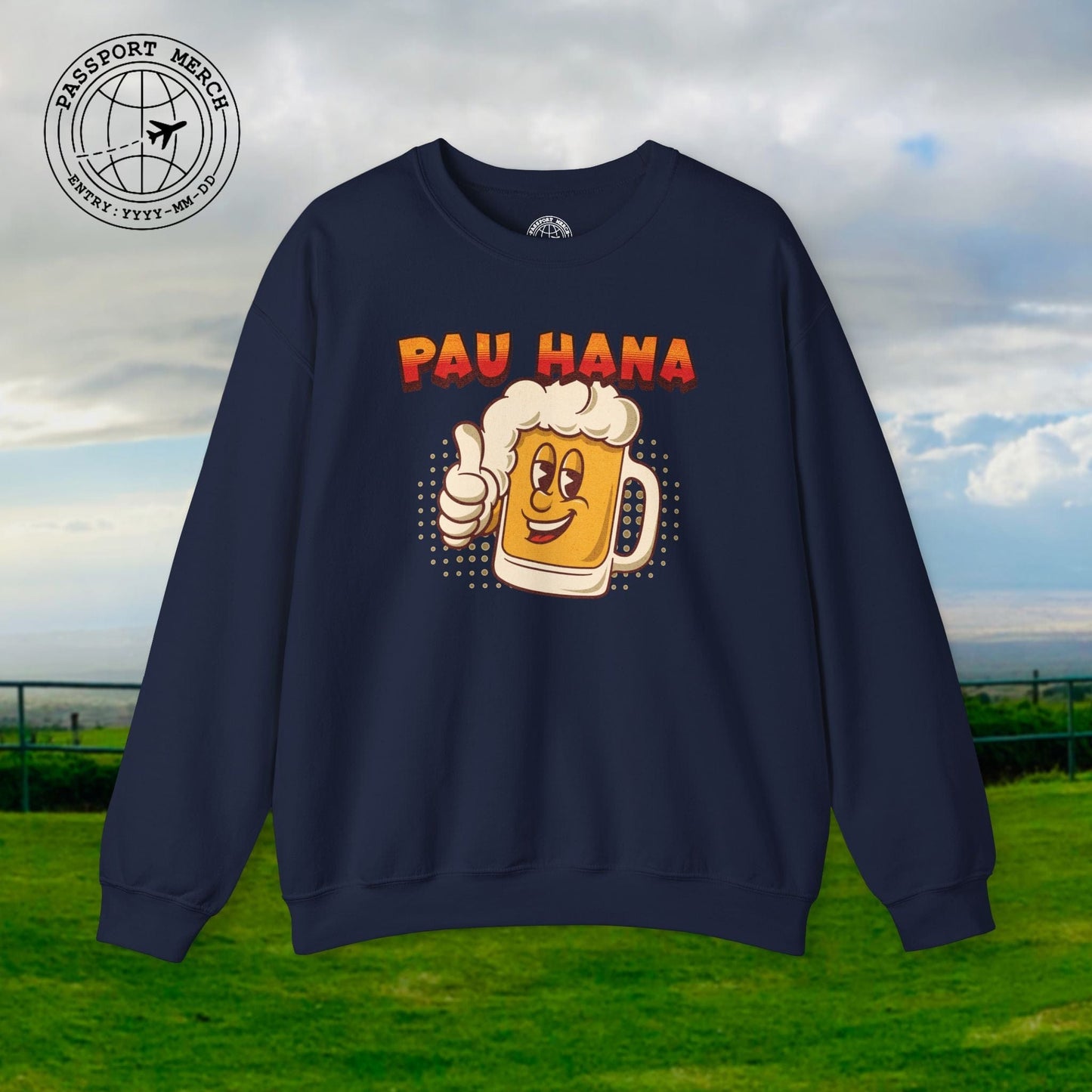 Pau Hana Beer, Hawaii Crewneck
