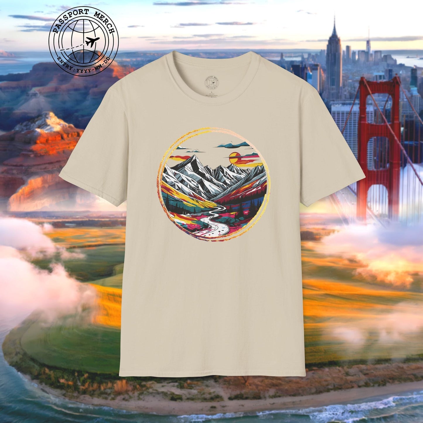 Modern Alpine Wanderlust, Colorado T-Shirt