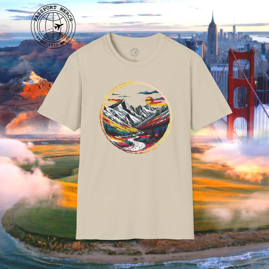 Modern Alpine Wanderlust, Colorado T-Shirt