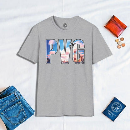 Airport Window ✈️ Shanghai China PVG T-Shirt