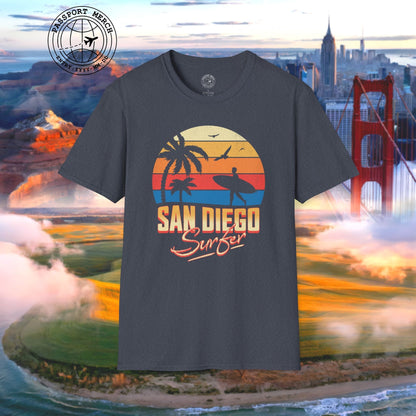 San Diego Surfer California T-Shirt