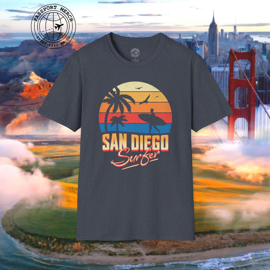San Diego Surfer California T-Shirt