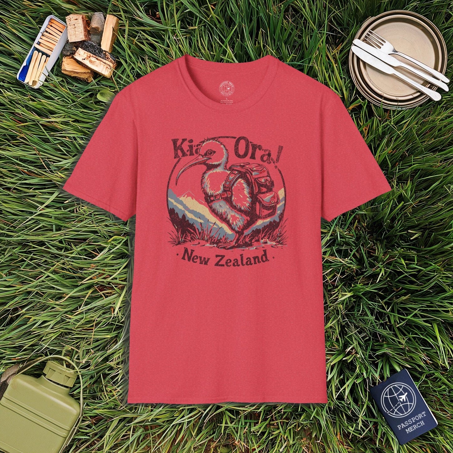 Kia Ora Kiwi, New Zealand T-Shirt