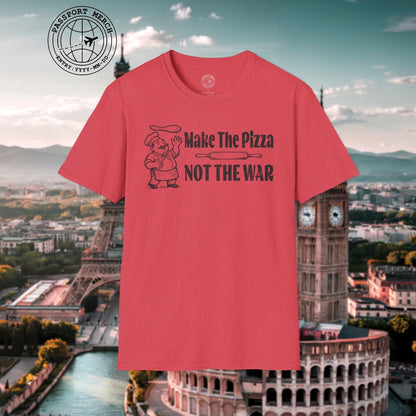 Make the Pizza, Not the War, Italy T-Shirt