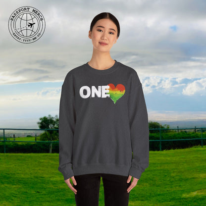 One Heart, Jamaican Reggae Crewneck