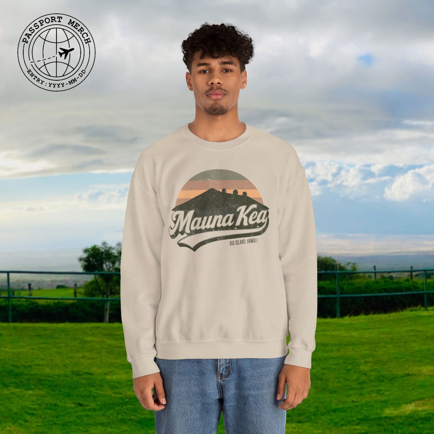 Vintage Mauna Kea, Big Island, Hawaii Crewneck